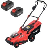 Yato YT-85222 - Masina de tuns iarba cu 2 acumulatori Li-Ion 18 V 4 Ah 37 cm 35 l