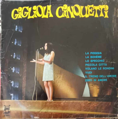 Disc vinil, LP. GIGLIOLA CINQUETTI: LA PIOGGIA, LA BOHEME ETC.-GIGLIOLA CINQUETTI foto