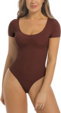 RX Body-Hugging T-shirt Bodysuit Topuri pentru femei Soft Cresw Neck Costume de, Oem