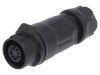 Conector Circular Mufă 12mm 5-PIN Aurit 5A