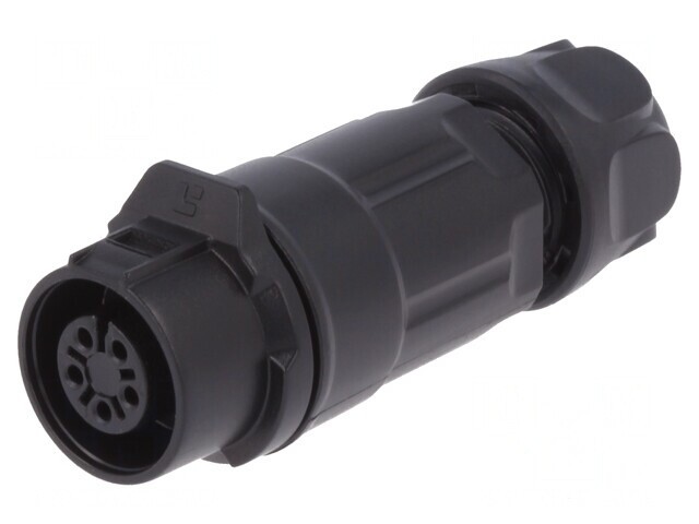 Conector Circular Mufă 12mm 5-PIN Aurit 5A