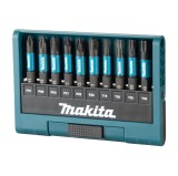 Set 10 biti de impact pentru insurubare, Makita E-12011, profil Phillips / Pozidriv / Torx, 50 mm