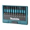 Set 10 biti de impact pentru insurubare, Makita E-12011, profil Phillips / Pozidriv / Torx, 50 mm