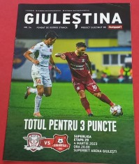 Program meci fotbal "GIULESTINA" / RAPID BUCURESTI - HERMANNSTADT (04.03.2023)