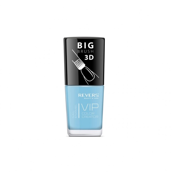 Lac de unghii Vip, 3D, Revers, bleu, 12 ml, Nr 060 - mat