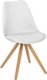 Cumpara ieftin Fotoliu pentru copii din material textil/lemn, alb, 39/57/40 cm