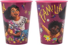 Set de 2 pahare pentru copii Ils I Love, plastic, multicolor, 10 x 8 x 8 cm, 260 ml