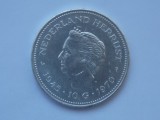10 GULDEN 1970 OLANDA-COMEMORATIVA-argint
