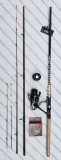 SET FEEDER PRO FL Lanseta FALCONS 3,30m 180gr cu Mulineta LA4000 SI 150M FIR, Lansete Feeder si Piker, Baracuda