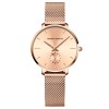Ceas dama Hannah Martin Otel Quartz Analog Elegant Bratara reglabila Auriu Rose