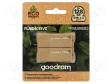 Pendrive GOODRAM Eco Friendly USB 3.2 128GB maro, R: 60MB/s, W: 20MB/s