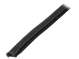 Ecran PVC Negru 15mm x 10m
