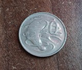 C50 - Moneda foarte veche - 20 centi - Australia - 1980, Australia si Oceania