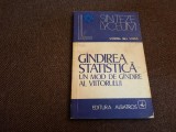 Gindirea Statistica Un Mod De Gindire Al Viitorului - V.gh. Voda RF20/0