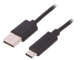 Cablu USB 2.0 USB A la USB C 1,8m, QOLTEC