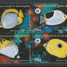 MICRONESIA 1997 WWF FAUNA PROTEJATA PESTI