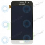Samsung Galaxy J1 2016 (SM-J120F) Modul display LCD + Digitizer alb GH97-19005A GH97-18224A