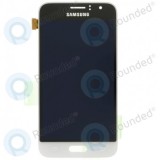 Samsung Galaxy J1 2016 (SM-J120F) Modul display LCD + Digitizer alb GH97-19005A GH97-18224A