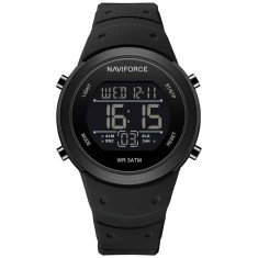 Ceas Barbatesc Naviforce 9246 Negru &ndash; Funcții Multiple, Sport, Calendar, Digital