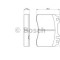 Set placute frana,frana disc MERCEDES CLK (C208) (1997 - 2002) BOSCH 0 986 460 966