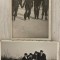 1941 Lot de 2 foto București / patine D&acirc;mbovița, Georges Dumitresco cu prietenii