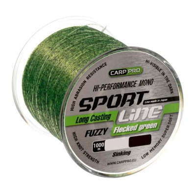 Fir Carp Pro Sport Line Flecked Green 0.235mm / 1000m foto