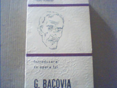 Dinu Flamand - INTRODUCERE IN OPERA LUI G. BACOVIA { 1979 } foto