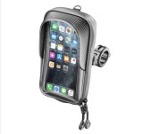 Cumpara ieftin Suport telefon Interphone model Master - carcasa universala cu fermoar - montaj pe ghidon - waterproof - diagonala maxima: 5.8 inch