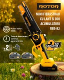 Mini drujba 8" pe acumulator cu 2 acumulatori 21V /2Ah si incarcator ROTOR RBS-82 Innovative ReliableTools