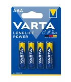Baterii alcaline LR3 AAA Varta LongLife Power 4buc/blister 4903/4B