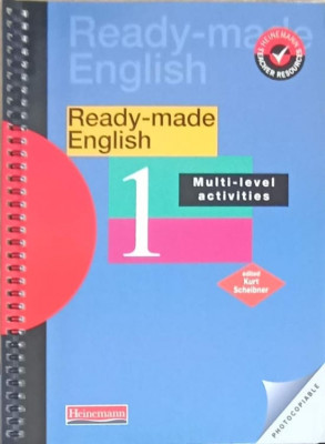 READY-MADE ENGLISH 1 MULTI-LEVEL ACTIVITIES-KURT SCHEIBNER foto