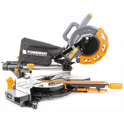 Fierăstrău circular stationar 2000W pentru lemn cu LED, Powermat PM-UK-2000T foto