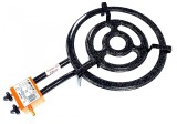 Pirostrie cu 3 cercuri arzatoare, L-50, diametru 50 cm, arzator gaz G-30, GPL, avizat CE, Power+ GRC76050