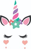 Cumpara ieftin Sticker decorativ, Unicorn, Multicolor, 85 cm, 7148ST, Oem