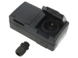 Conector de alimentare AC 250VAC 16A, soclu IP55 pentru perete