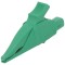 Bornă crocodil verde 32A 1kVDC
