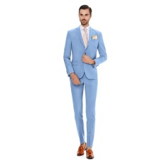 Costum barbati slim bleu CT002