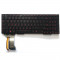 Tastatura Laptop, Asus, ROG GL753, iluminata, rosie, fara rama, layout US