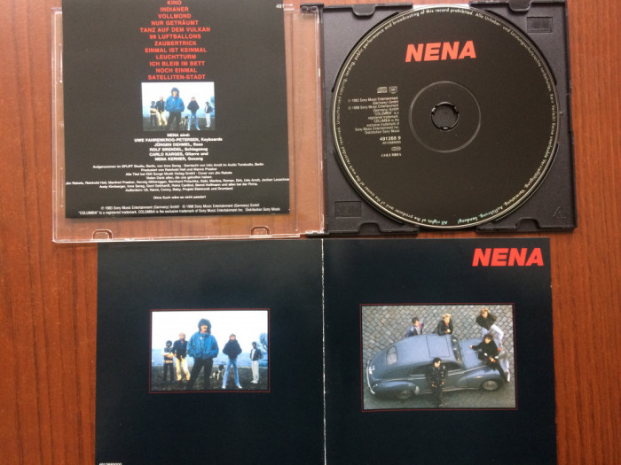 Nena 1983 album cd disc muzica new wave synth pop rock columbia carcasa slim NM
