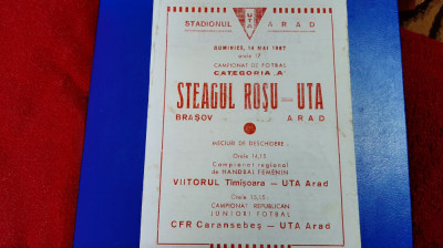 program UTA - Steagul R. Brasov foto