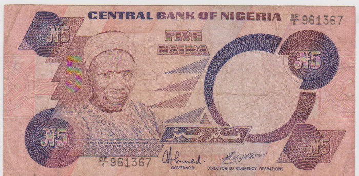 5 NAIRA NIGERIA