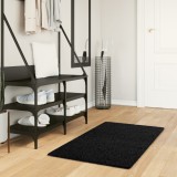 vidaXL Covor &bdquo;OVIEDO&rdquo;, fire scurte, negru, 60x110 cm