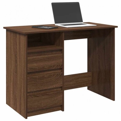 vidaXL Birou, stejar maro, 102x50x75 cm, lemn compozit 860469 foto