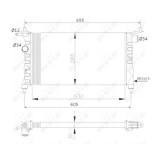Radiator racire motor Nrf 50551