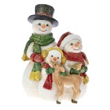 Cumpara ieftin Figurina Snowman Family din rasina 12 cm x 17 cm, Iliadis Alexandros