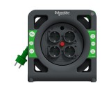 Tambur cablu 4 prize cordon 3X1.5 15m IP20 Schneider IMT33137