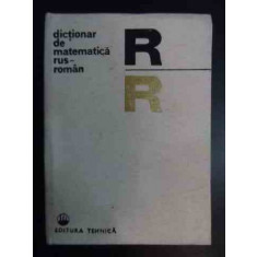 Dictionar De Matematica Rus Roman - Ecaterina Fodor Ludmila Andreescu ,540718