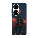 Husa compatibila cu Huawei P50 model Uchiha Madara, Silicon, TPU, Viceversa, Transparent, Carcasa