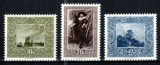 Liechtenstein 1951, Mi #301-303**, Reproduceri de arta, pictura, picturi, tablouri, MNH, cota 45,- &euro;!