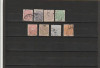 RO - 1890/91 LP 47 CAROL I CIFRA IN 4 COLTURI FARA FILIGRAN SERIE STAMPILATA, Stampilat